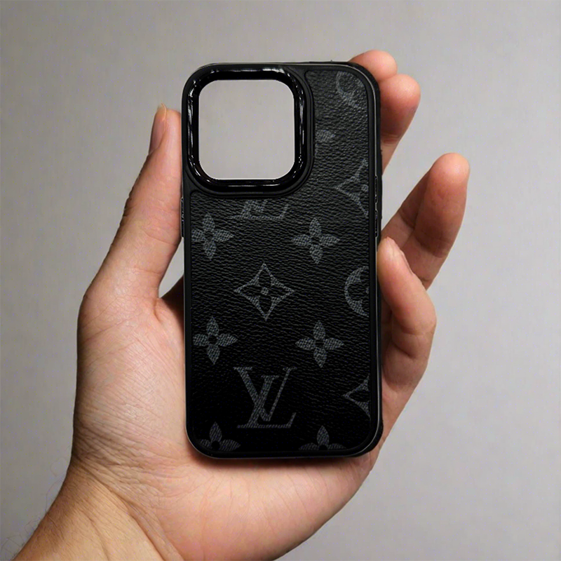 Classic Black monogram iPhone cases