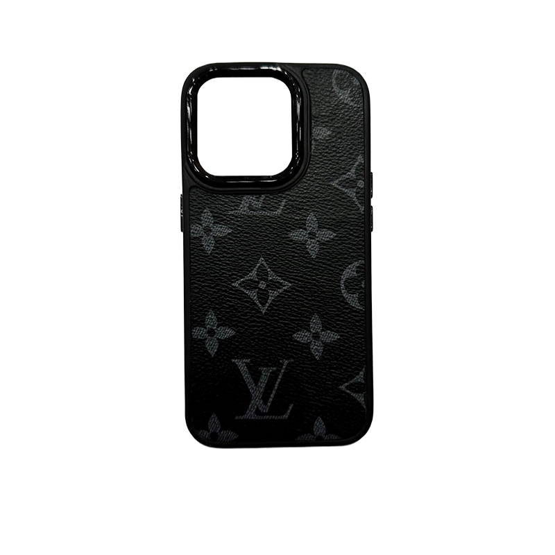 Classic Black monogram iPhone cases