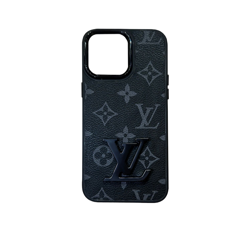 Monogram Black iPhone Case