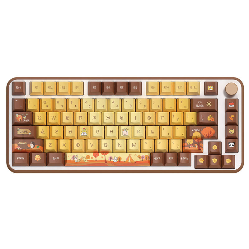 Autumn Cherry Profile Dye Sub PBT Keycap Set