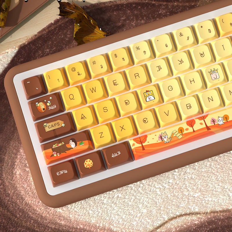 Autumn MDA Profile Dye Sub PBT Keycap Set