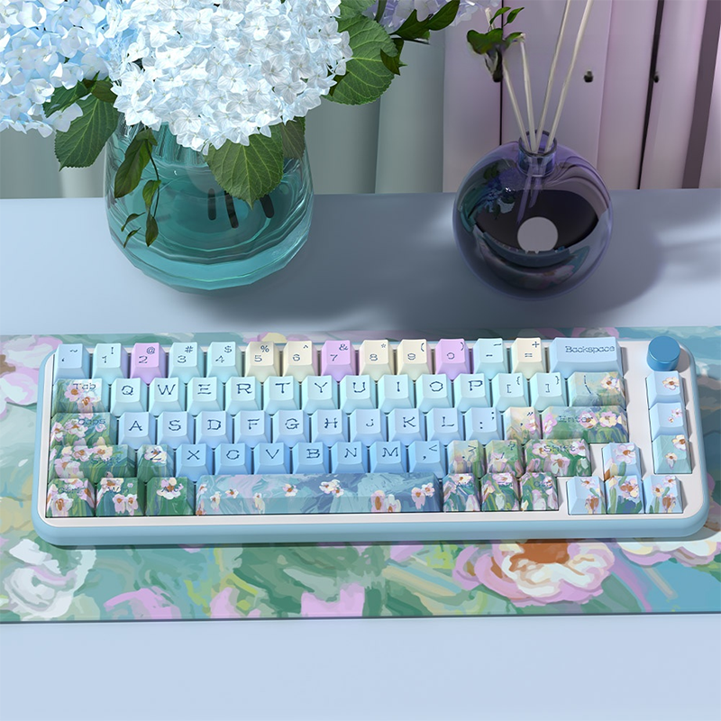 Daisy Cherry Profile  Dye Sub PBT Keycap Set