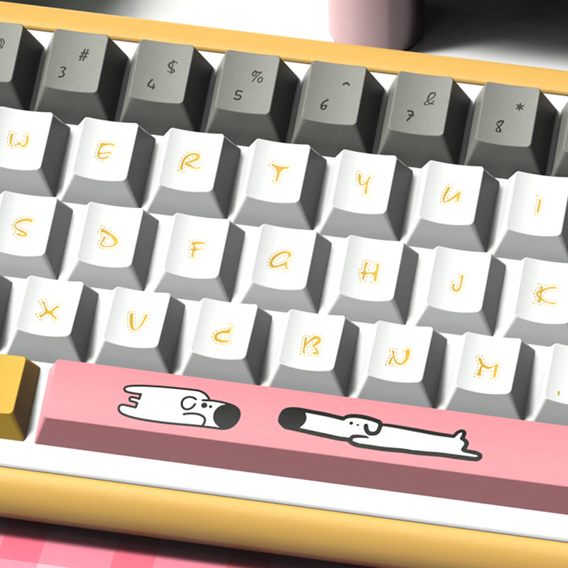 Dog Lovely Cherry Profile Dye Sub PBT Anime Keycaps Set