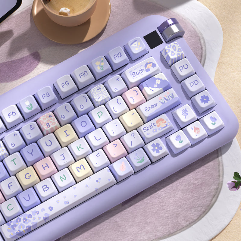 Flower Girl MDA Profile Dye Sub PBT Keycap Set