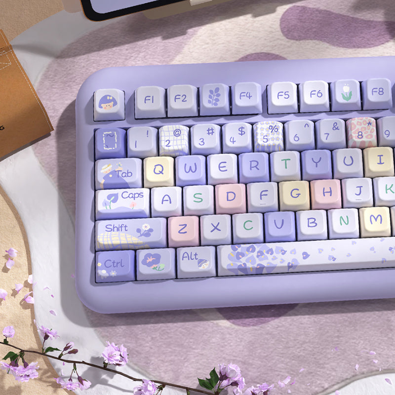 Flower Girl MDA Profile Dye Sub PBT Keycap Set