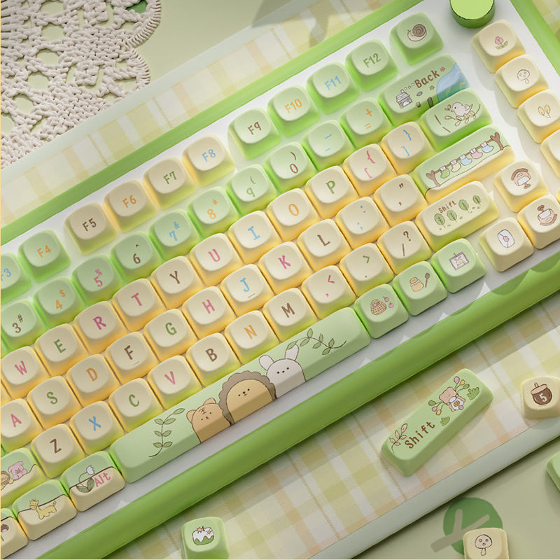 Forest Fairy Tale MCA Profile Dye Sub PBT Keycap Set