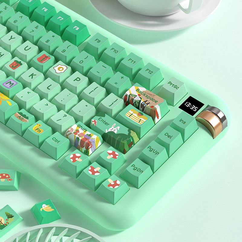 Forest Party Cherry Profile Dye Sub PBT Keycap Set