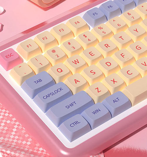 Marshmallow 136 Key XDA Profile Dye Sub PBT Keycap Set