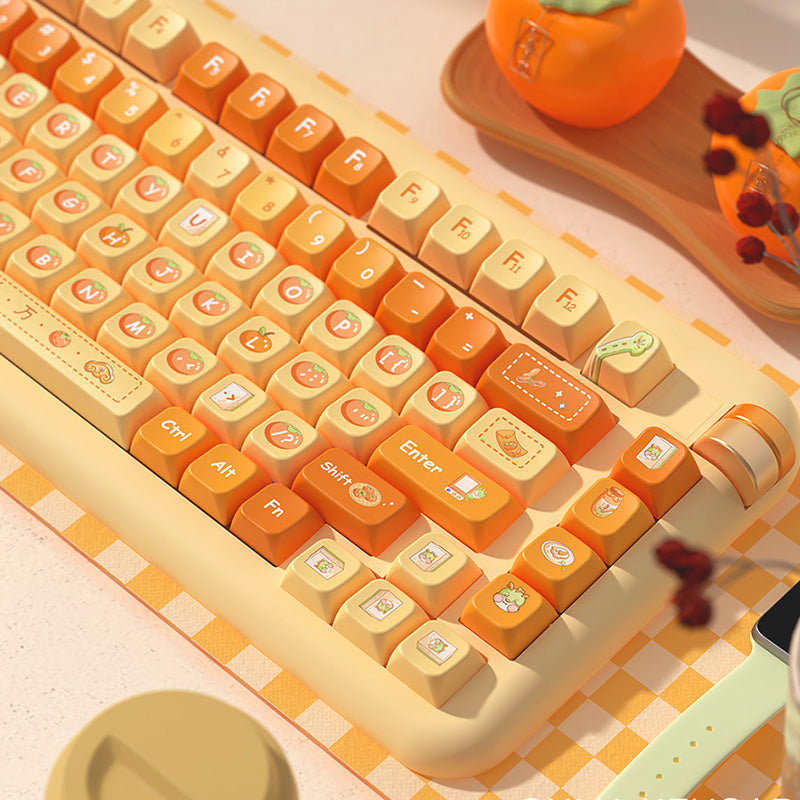 Orange MDA Profile Dye Sub PBT Keycap Set