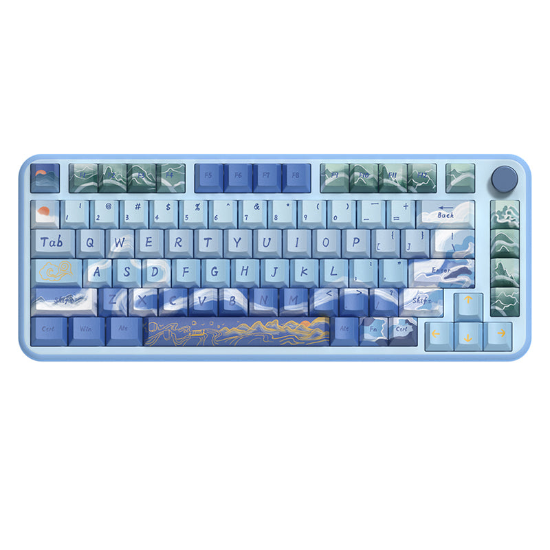 Scenic Lakes Mountain Cherry Profile Dye Sub PBT Keycap Set