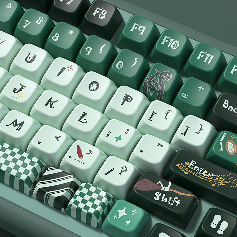 Slytherin MDA Profile Dye Sub PBT Keycap Set