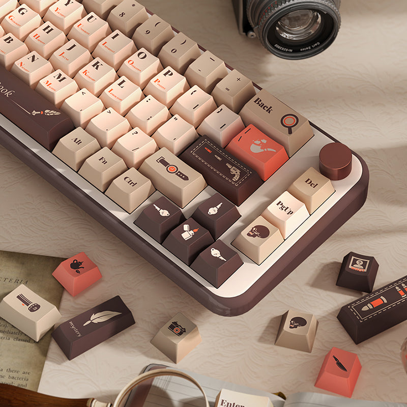 The Detective's Book Cherry Profile Dye Sub PBT Keycap Set