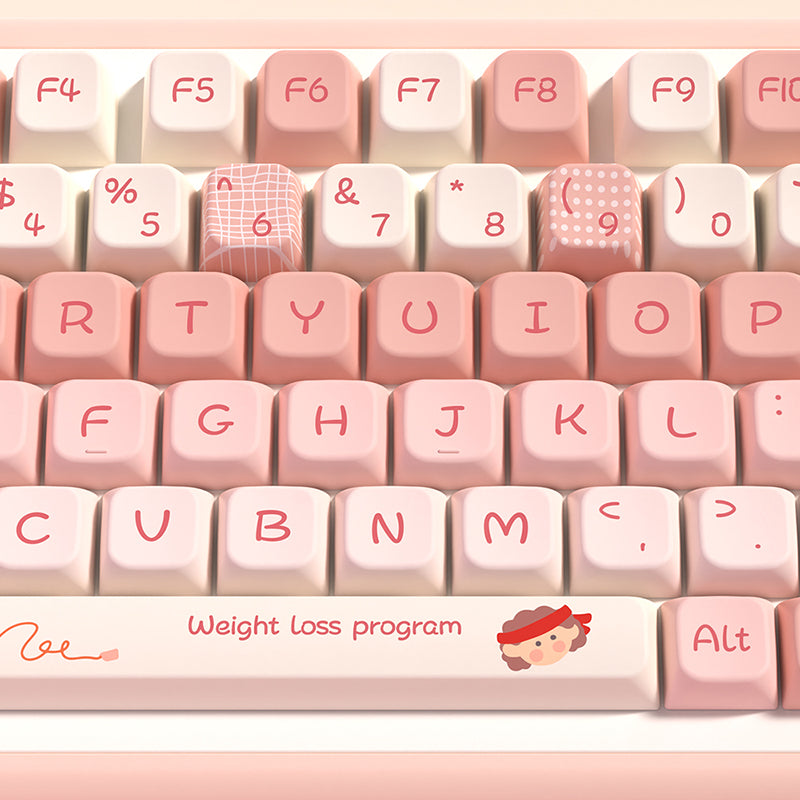 Weight Loss MDA Profile Dye Sub PBT Keycap Set